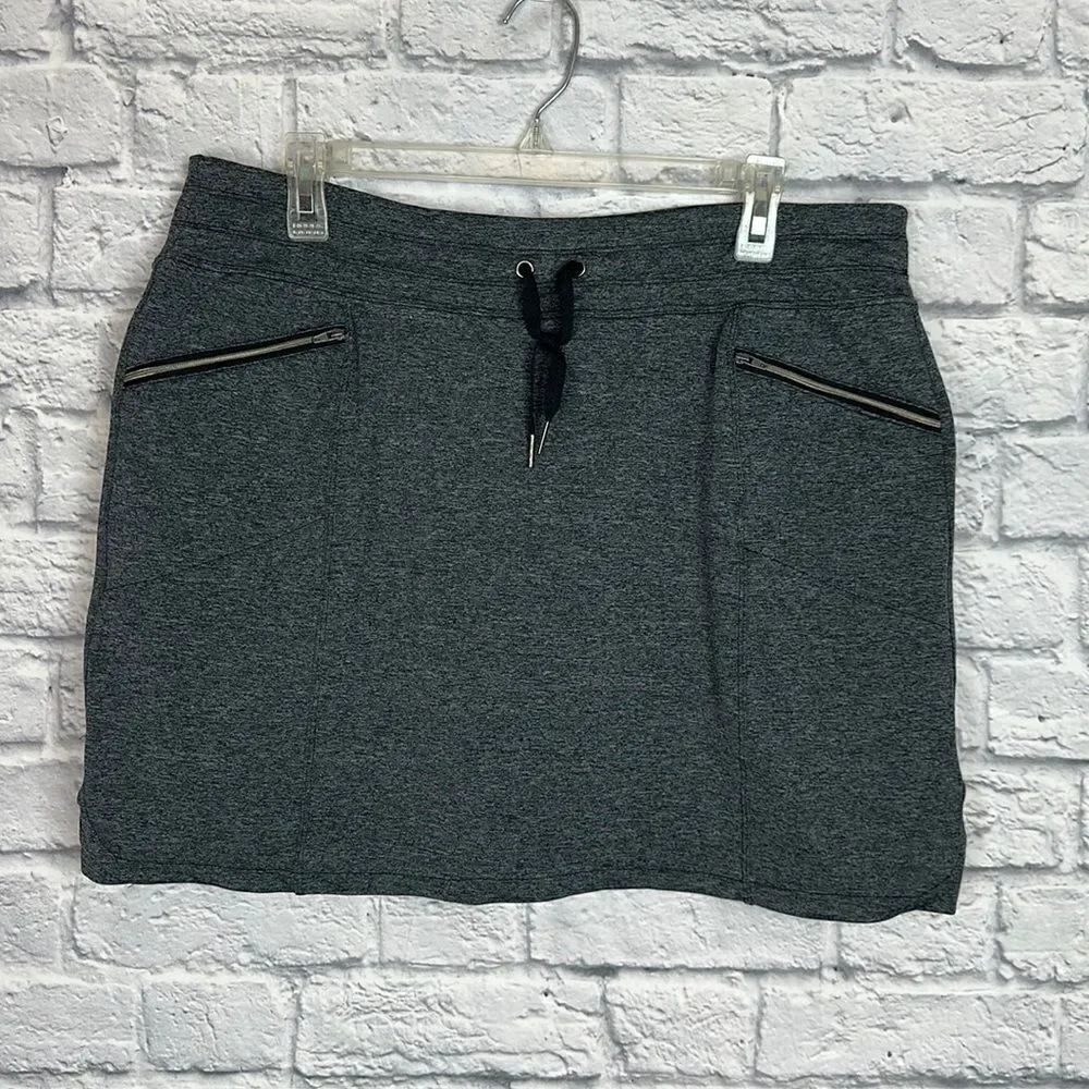 Tangerine Size XL Gray Active Tennis Golf Mini Skirt Skort Attached Shorts
